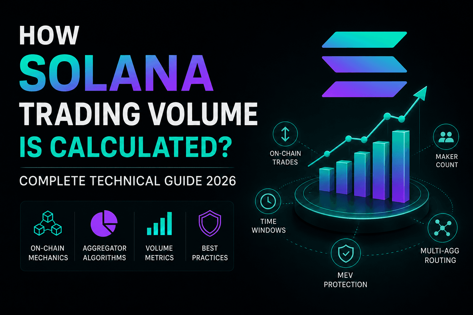 How Solana trading volume is calculated 2026 – on-chain mechanics, DexScreener algorithm, Birdeye, Dextools, volume bots